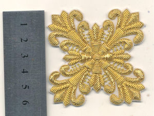 Parches de Tela Bordados a Mano en 3D, Hechos a Medida con Hilo de Bullion, Insignia de Moda Bordada a Mano, Embalaje Personalizado - Product Image 6