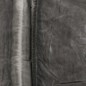 Custom Winter Double Zipper Cargo Pockets <b>Zip</b> <b>up</b> Acid Washed Vintage Jacket for <b>Men</b> - Product Image 5