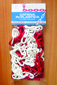 Catena Segnaletica Self Service Mt.5 Colore Bianco/Rosso Mm. 8 - Product Image 1