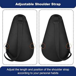 Sac de raquette de pickleball/padel personnalisé en matériau PU imperméable, grande capacité 30-40L, vintage, utilisation en extérieur/intérieur - Product Image 4