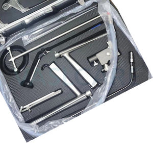 Micro laryngé ensemble 23 pièces piédestal laryngoscope utilisation dans endoscopique Sinus ORL laryngé chirurgie ensemble ORL microscopique chirurgie outils - Product Image 5