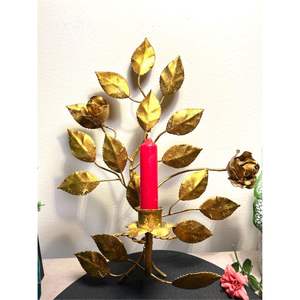 Candélabre vintage en fer forgé à plusieurs bras, centre de table floral en métal pour décoration de mariage et candélabre de luxe pour la maison - Product Image 2