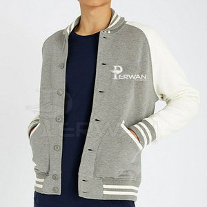 Logo personnalisé veste pour hommes de qualité supérieure à manches longues Style de rue avec col montant vêtements à la mode Letterman - Product Image 4
