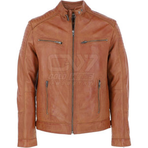 Chaqueta de cuero de moto de calidad premium profesional estilo único mejor estilo diseño personalizado chaqueta de cuero de moto para hombre - Product Image 5
