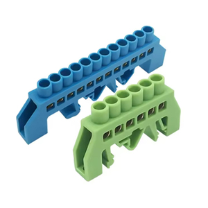 Trung tính Trái Đất thanh điện Din Rail busbar khối thiết bị đầu cuối với chủ - Product Image 5