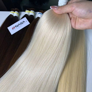 2025 Venta caliente a granel 60cm Color claro Natural recto 100% extensiones de cabello Remy vietnamita extremos dobles de alta calidad - Product Image 1