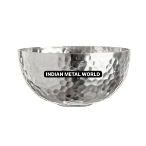 Cuenco de Chocolate moderno martillado a mano, plato de servicio de aperitivos decorativo de Metal creativo, ecológico para bodas, otras ocasiones - Product Image 3