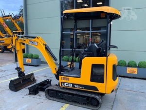 รถขุดขนาดเล็ก JCB 16 C-1 แบบตีนตะขาบ สำหรับงานก่อสร้างในฟาร์ม - Product Image 1