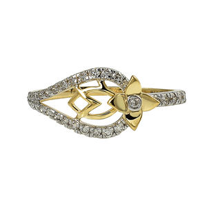 แหวนเงินแท้ 925 ชุบทองหรูหรา ประดับด้วยเพชรซิคอน สำหรับสุภาพสตรีและงานแต่งงาน ของขวัญจากผู้ผลิตเครื่องประดับ - Product Image 2