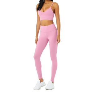 Legging taille haute pour femmes, de qualité personnalisée, pour la course à pied, le yoga et l'entraînement, pantalon slim pour la gym, vêtements de fitness, vente en gros - Product Image 1