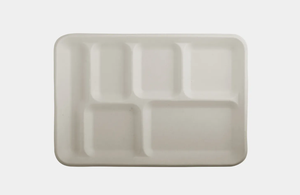 Assiettes compostables bagasse de canne à sucre avec logo personnalisé vente en gros de vaisselle biodégradable jetable - Product Image 3