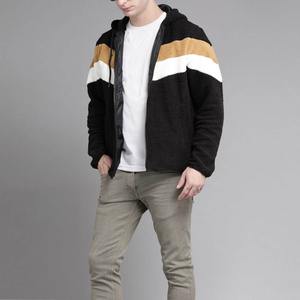 Veste polaire Sherpa respirante pour hommes Service Design OEM Veste d'hiver polaire Sherpa à manches longues zippée sur mesure - Product Image 5