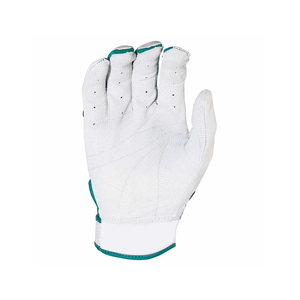 ถุงมือตีลูกเบสบอล Lamatex สีขาวเขียว หนังแท้ สำหรับมือซ้ายและขวา ระบายอากาศได้ดี บุฟองน้ำ ปิดด้วยแถบตีนตุ๊กแก เหมาะสำหรับผู้ใหญ่ทุกเพศ ใช้สำหรับฝึกซ้อม - Product Image 5