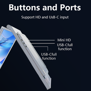 2025 mới FHD 14inch Màn hình rộng xách tay máy tính xách tay màn hình mở rộng cho máy tính xách tay máy tính xách tay màn hình Type-C Kết nối - Product Image 5