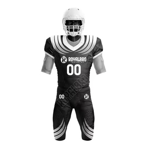 Nouveaux uniformes de Football américain Sports d'équipe Porter un récepteur large Nom personnalisé Kits de Football Gridiron Uniformes de Football - Product Image 3