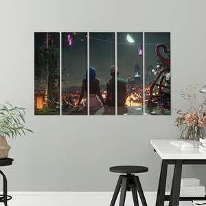 ผ้าใบพิมพ์ลาย: โปสเตอร์อาร์เคน, จินซ์และเอกโก เลิฟ, ภาพศิลปะซีซั่น 2, 5P: ห่อหุ้มอย่างดี - Product Image 1