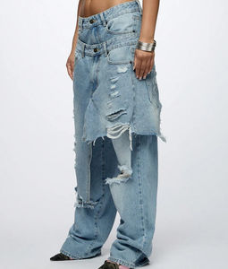 Pantalons de jogging pour hommes surdimensionnés en gros, imperméables, respirants, taille élastique, polyester/coton, jambe large, taille haute, couleur personnalisée - Product Image 1