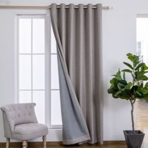 100% Full Blackout 320cm <b>Wide</b> Designer Window Drapes Polyester Woven Plain Style <b>Curtain</b> Fabric Roll for Big Windows - Product Image 5