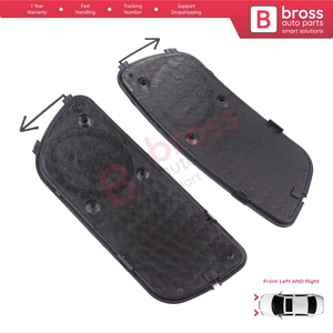 Grille de Pare-chocs Avant BSP1188 pour Feux Antibrouillard, Sans Trous, Gauche et Droite, pour Palio Siena MK1 178 2007-2016 Albea 2002-2012 51703144 - Product Image 3