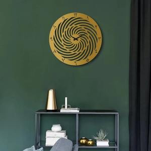 Modern Trendy High Quality Metal Wall Clock Minimalist Chic Design Eye Catching Decor For Living Room Bedroom Or Kitchen - Product Image 4