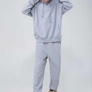 2025 High Quality Custom Oversized Men's Jogging Tracksuit Men Women Long Fitness Joggers <b>Pants</b> Hoodie Set Tracksuit For Man - Product Image 1