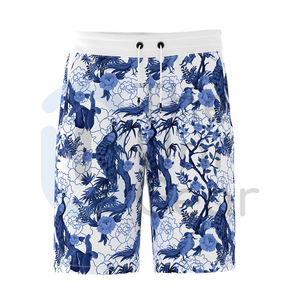 Short de basket-ball personnalisé pour hommes, nouveauté, ensemble de shorts pour hommes avec fermeture à cordon respirant et motif solide, OEM, vente en gros - Product Image 2