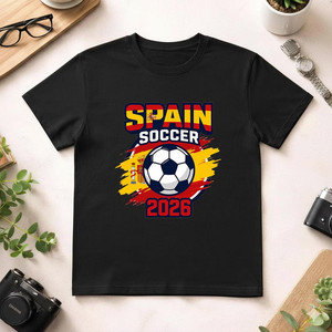 T-shirt Unisex 210GSM 100% Cotone Casual Tinta Unita Oversize Pesante con Stampa Serigrafica a Rilievo - Product Image 1
