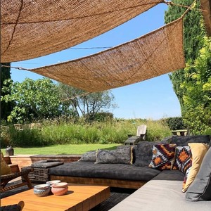 Tissu pare-soleil Coco coco pour couverture de patio meilleur prix fibre de noix de coco pare-soleil auvent voile net - Product Image 4