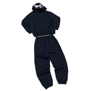 Ropa de calle personalizada 310 gramos poliéster/algodón pulóver Sudadera con capucha hombres alta calidad de gran tamaño primavera directo de fábrica - Product Image 1