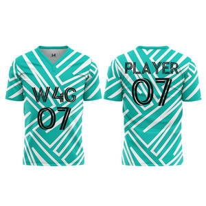 Camiseta de Fútbol Sublimada, 100% Poliéster, Logotipo y Talla Personalizados, Impresión Digital, Camiseta Deportiva de Fútbol - Product Image 6