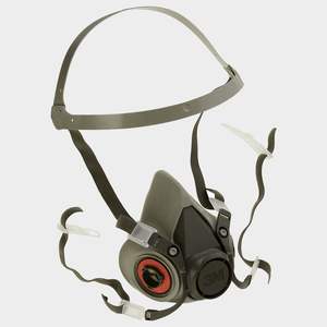 Masque respiratoire demi-visage réutilisable 3M 6300 en TPE, léger et confortable, offre une protection fiable contre les particules et les gaz - Product Image 3