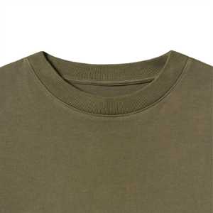 T-shirts surdimensionnés pour hommes coupe ample en coton épais à manches courtes Streetwear Hip-Hop Vintage Casual Summer Trendy Tee - Product Image 2