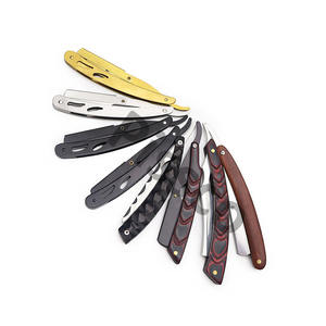 Nouvelles Tendances Rasoir de Barbier Réutilisable à Lame Unique en Acier Inoxydable Professionnel pour Salon de Coiffure 1 Pièce - Product Image 2