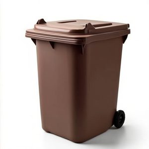 Contenedor de Basura de Polipropileno Marrón de 18 Litros, Marca Helit, Alemán, 31.5 x 33.1 cm, 1 Compartimento de Separación - Product Image 2