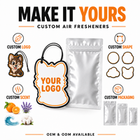 Désodorisant de voiture suspendu personnalisé en forme de dessin animé, couleur vive, logo sur mesure, tablette parfumée, carte en papier parfumée pour promotion