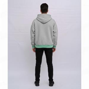 เสื้อฮู้ดผู้ชายผ้าฝ้าย100% ใส่ได้ทั้งชายและหญิงสำหรับฤดูหนาวเสื้อฮู้ดแบบสวมหัวผ้าระบายความร้อนขนาด XS กำหนดเองโลโก้ - Product Image 2