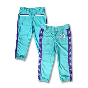 Vente en gros de pantalons de baseball en polyester 100% de meilleure qualité pour hommes, vêtements de sport imprimés en tissu respirant de taille personnalisée à prix compétitif - Product Image 2