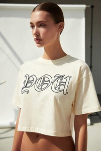 Camiseta Corta Moderna para Mujer, Informal, de Tela Suave, para Uso Diario, Ligera, Ropa de Verano, Diseño Juvenil y Elegante - Product Image 4