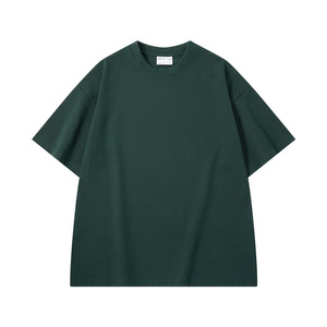 เสื้อยืดคอตตอนเนื้อหนา 300GSM คุณภาพสูง ทรงโอเวอร์ไซส์ สตรีทแวร์ ยูนิเซ็กส์  แบบเรียบ  รับสกรีนโลโก้ตามแบบ - Product Image 3