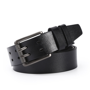 Ceinture en jean pour homme rétro décontractée à motif solide avec boucle en alliage de haute qualité Meilleure vente - Product Image 6