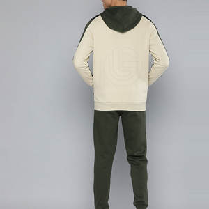 Venta caliente de moda Slim Fit Chándal para hombres Algodón Poliéster Interlock Ropa de entrenamiento Cómodo Cremallera Hombres Chándal - Product Image 3