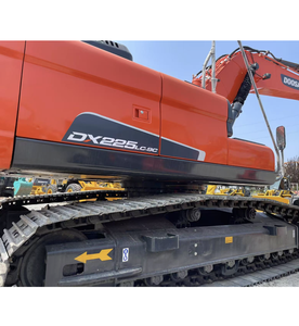 Excavadora de cadenas Doosan DX225 usada, excavadora pequeña con neumáticos de caucho en venta - Product Image 1