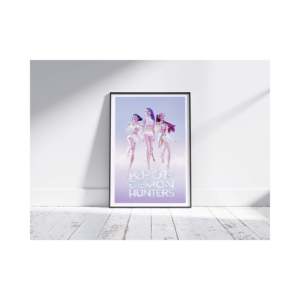 Affiche moderne K-Pop Demon Hunters Huntr/x, design mural flottant - Product Image 1