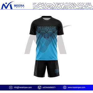 ชุดเสื้อและกางเกงฟุตบอลพิมพ์ลายตามสั่งสำหรับผู้ชาย เนื้อผ้าระบายอากาศ ป้องกันแบคทีเรีย น้ำหนักเบา แห้งเร็ว เหมาะสำหรับสโมสรและลีก - Product Image 3