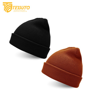 Bonnets à la mode Bonnets d'hiver Bonnet chaud fabriqué OEM design logo personnalisé de la meilleure qualité Bonnets pour hommes - Product Image 1