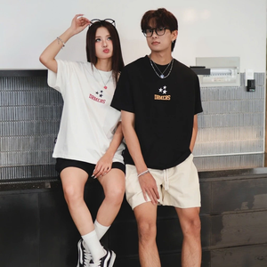 OEM ODM Unisex suelta Boxy algodón 260gsm Camiseta cuello preencogido de talla grande Unisex estilo de gran tamaño para adolescentes hecho Vietnam - Product Image 4