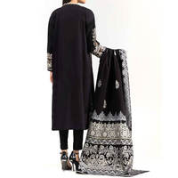 Shalwar Kameez Wanita Berkualitas Tinggi OEM ODM, Pakaian Kasual Jalanan, Lengan Panjang, Bermotif, Bahan Katun Sutra India Pakistan, Custom