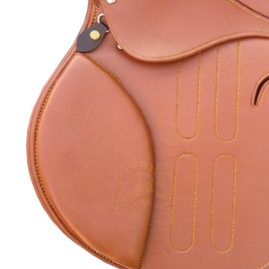 Sillín de cuero genuino Nuevo diseño Sillín de caballo para cómodo para caballo con logotipo personalizado Salto de doma de cuero genuino - Product Image 4