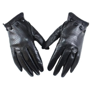 Guantes de cuero de moda de alta calidad para mujer, transpirables, impermeables, de alta elasticidad, superventas, con logotipo/color personalizado - Product Image 2