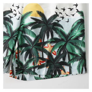 Pantalones cortos informales de playa de verano de alta calidad para hombre, trajes hawaianos, patrón sólido de estilo callejero transpirable, venta al por mayor - Product Image 3